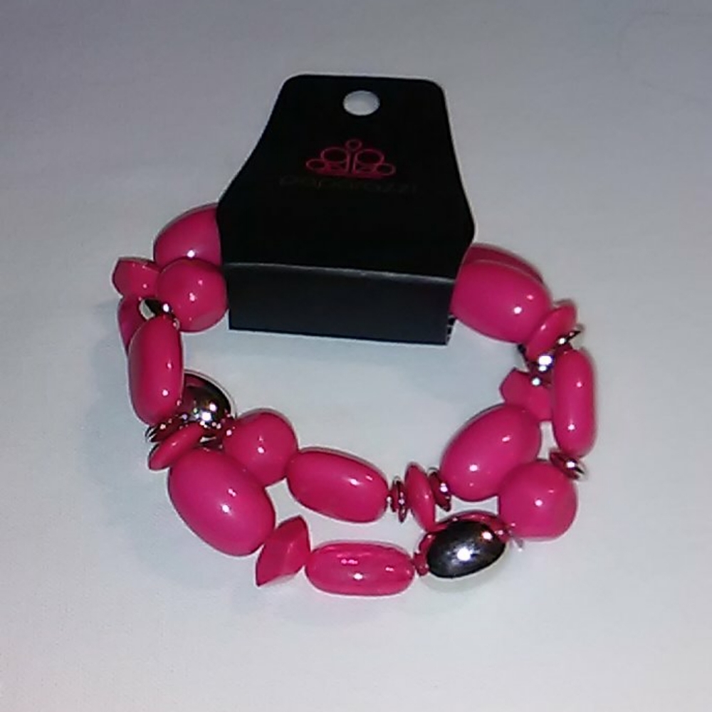 2 Pink bracelets